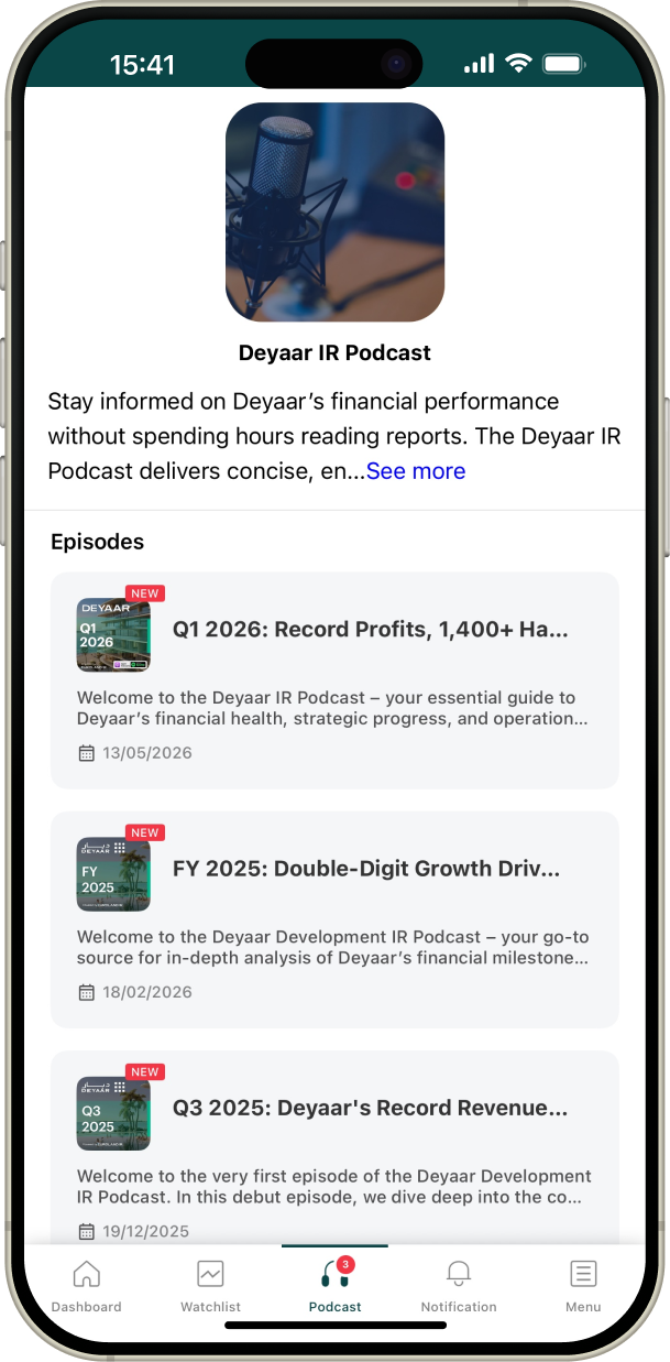AI Podcast screenshot.